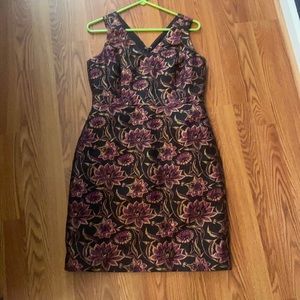 New J Crew metallic flower dress